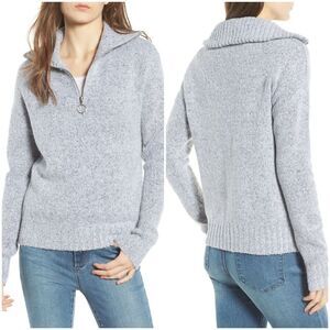 Love by Design Quarter Zip Sweater sz Medium